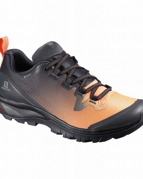 Salomon Vaya Gore-Tex Hiking Shoes Black/Orange Women