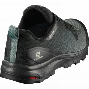 Salomon Vaya Gore-Tex Hiking Shoes Black/Green Women