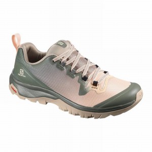 Salomon Vaya Hiking Shoes Pink/Green Women