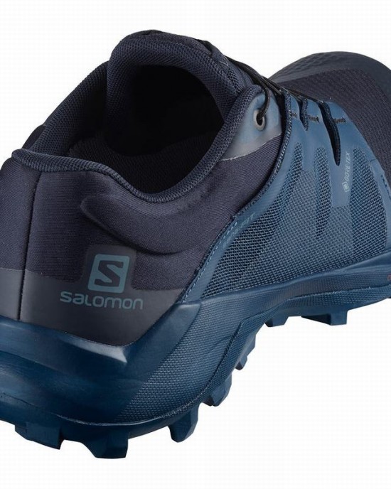 Salomon Wildcross Gtx Trail Running Shoes Navy Men