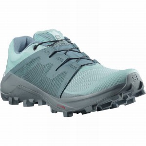 Salomon Wildcross Gtx Trail Running Shoes Turquoise/Turquoise Women