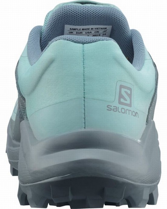 Salomon Wildcross Gtx Trail Running Shoes Turquoise/Turquoise Women