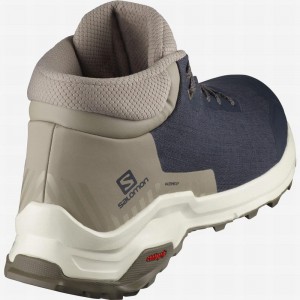 Salomon X Reveal Chukka Climasalomon Waterproof Winter Boots Navy Men