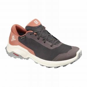 Salomon X Reveal Gore-Tex Hiking Shoes Chocolate Women