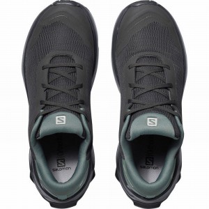 Salomon X Reveal Hiking Shoes Dark Grey/Green Women
