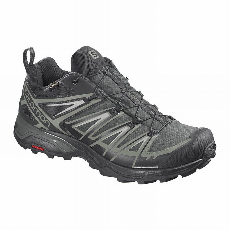 Salomon X Ultra 3 Gore Tex Hiking Shoes Grey Men
