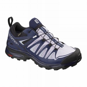 Salomon X Ultra 3 Gore-Tex Hiking Shoes Lavender/Blue Women