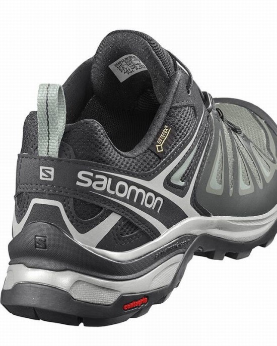 Salomon X Ultra 3 Gore-Tex Hiking Shoes Light Turquoise/Grey Women