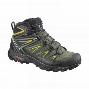 Salomon X Ultra 3 Mid Gore-Tex Hiking Boots Grey/Black Men