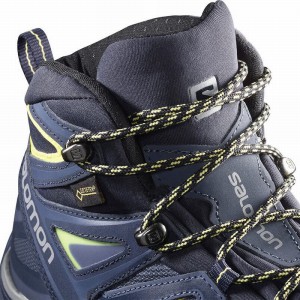 Salomon X Ultra 3 Mid Gore-Tex Hiking Boots Blue Women