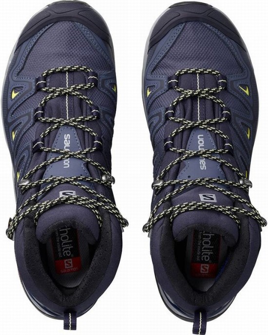 Salomon X Ultra 3 Mid Gore-Tex Hiking Boots Blue Women