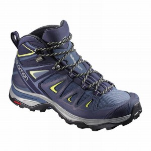 Salomon X Ultra 3 Mid Gore-Tex Hiking Boots Blue Women