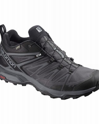Salomon X Ultra 3 Wide Gore-Tex Hiking Shoes Black Men