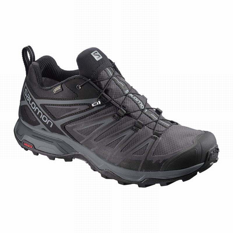 Salomon X Ultra 3 Wide Gore Tex Hiking Shoes Black Men
