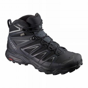 Salomon X Ultra 3 Wide Mid Gore-Tex Hiking Boots Black Men