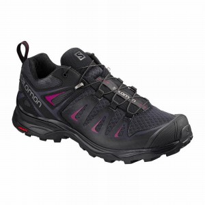 Salomon X Ultra 3 Hiking Shoes Deep Grey/Black Women