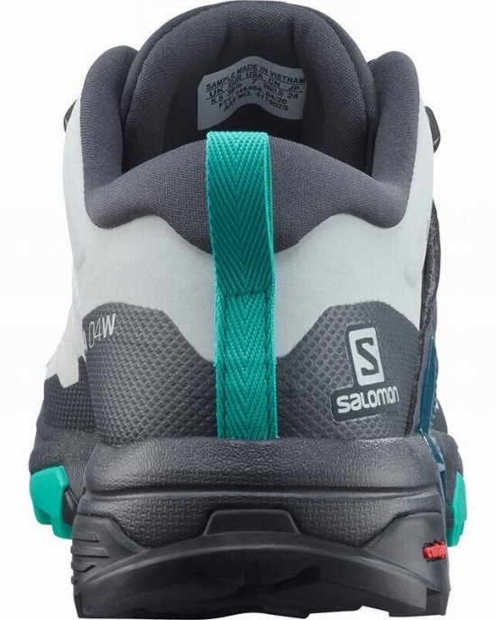 Salomon X Ultra 4 Gore-Tex Hiking Shoes Grey/Mint Women