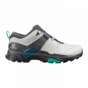 Salomon X Ultra 4 Gore-Tex Hiking Shoes Grey/Mint Women