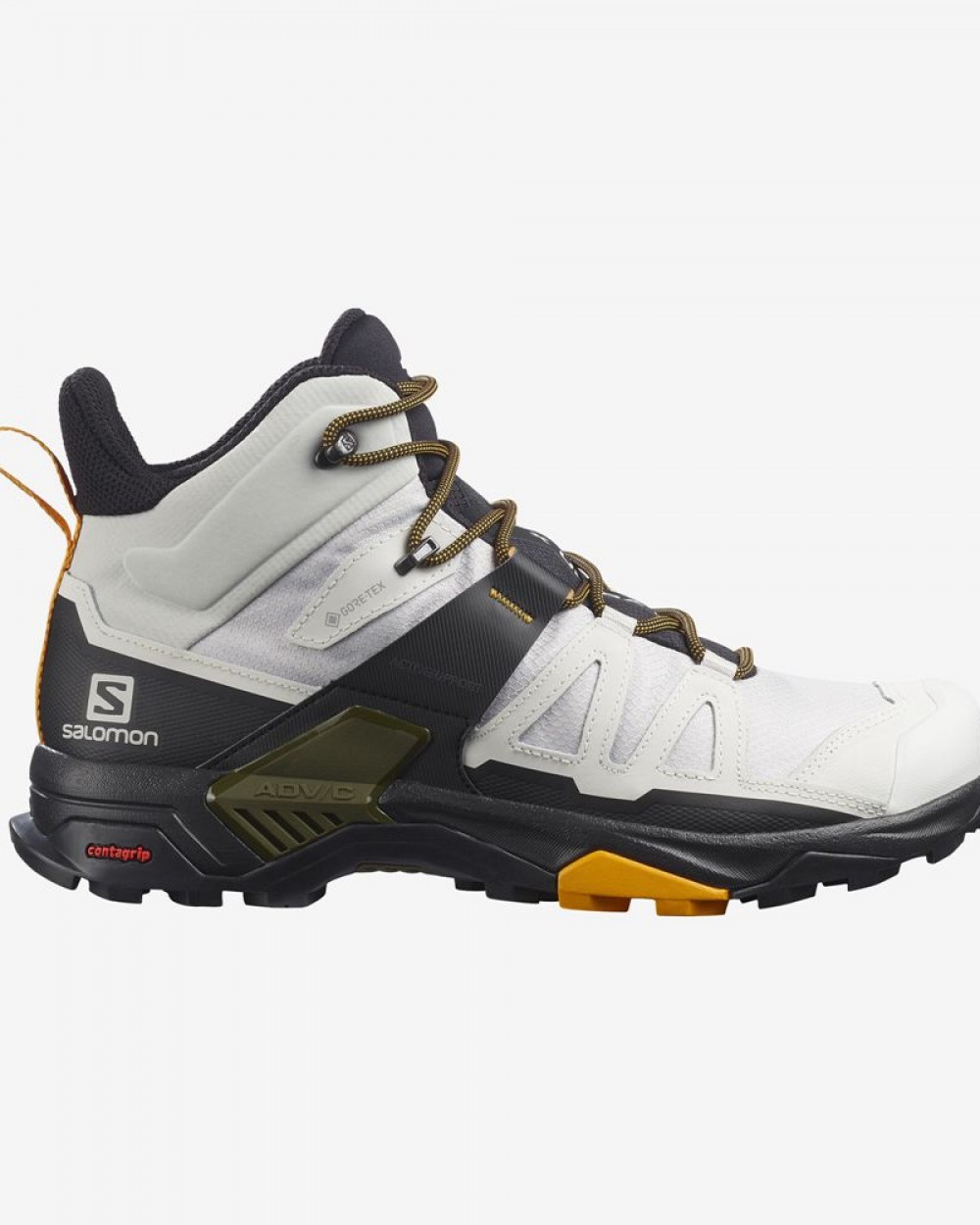 Salomon X Ultra 4 Mid GoreTex Hiking Boots Sliver Men