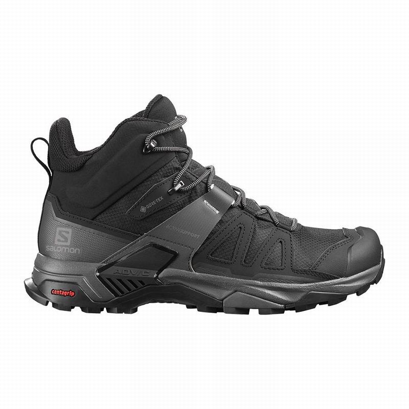 Salomon X Ultra 4 Mid Gore-Tex Hiking Boots Black/Blue Men