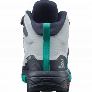 Salomon X Ultra 4 Mid Gore-Tex Hiking Boots Grey/Mint Women