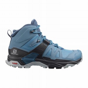 Salomon X Ultra 4 Mid Gore-Tex Hiking Boots Blue/Black Women