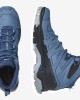 Salomon X Ultra 4 Mid Gtx Hiking Shoes Blue/Black Women