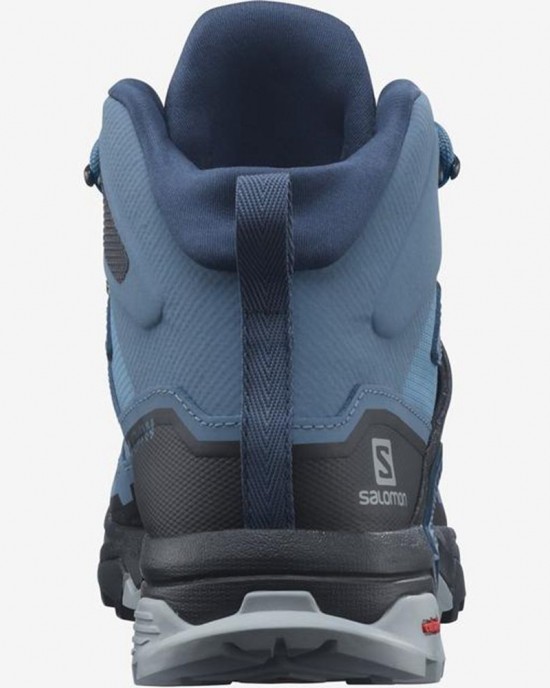 Salomon X Ultra 4 Mid Gtx Hiking Shoes Blue/Black Women