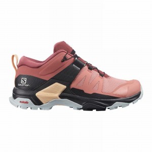 Salomon X Ultra 4 Hiking Shoes Dark Red/Cream Women