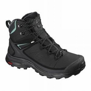 Salomon X Ultra Mid Cs Wp W Winter Boots Black Women