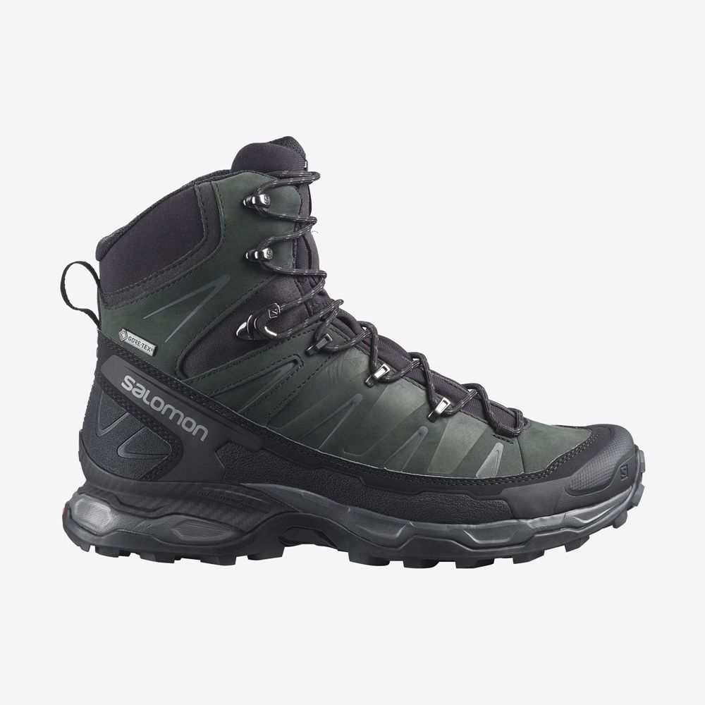 Underskrift Blæse Intermediate Salomon X Ultra Trek Gore-Tex Hiking Boots Green Men