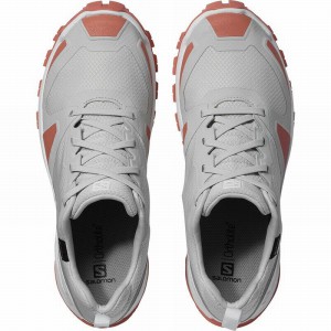 Salomon Xa Collider Gtx W Trail Running Shoes Grey/Dark Red Women