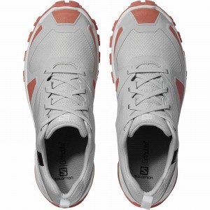 Salomon Xa Collider Gtx W Trail Running Shoes Grey/Dark Red Women