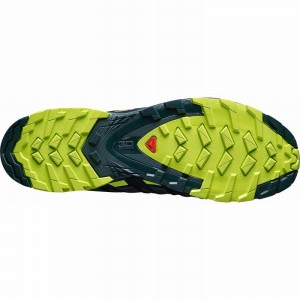 Salomon Xa Pro 3D V8 Gore-Tex Trail Running Shoes Black/Light Green Men