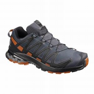 Salomon Xa Pro 3D V8 Gore-Tex Wide Trail Running Shoes Dark Blue/Black Men