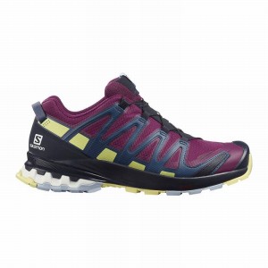 Salomon Xa Pro 3D V8 Gore-Tex Trail Running Shoes Purple Women