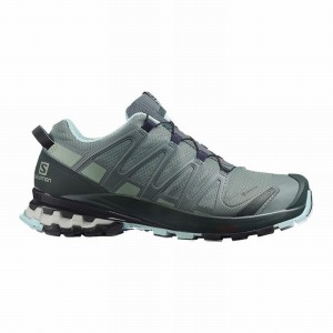 Salomon Xa Pro 3D V8 Gore-Tex Trail Running Shoes Green Women