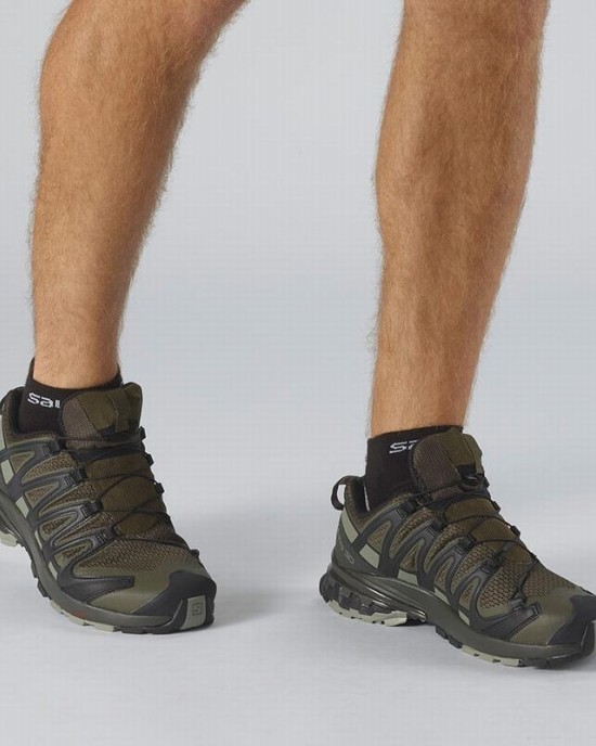 Salomon Men's xA Pro 3D V8 Trail-Running Shoes Black 9 Wide