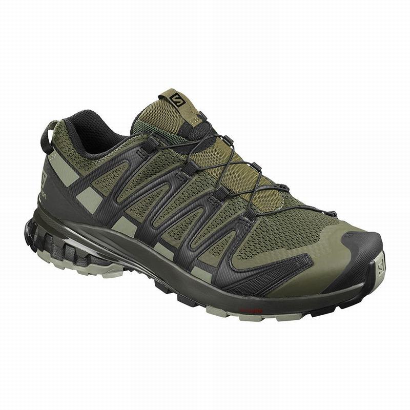Salomon Xa Pro 3D V8 Wide Hiking Shoes Olive Men