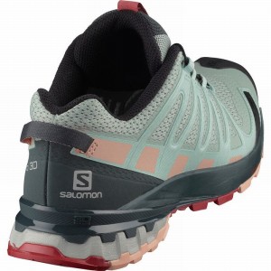 Salomon Xa Pro 3D V8 Hiking Shoes Light Turquoise Grey Women