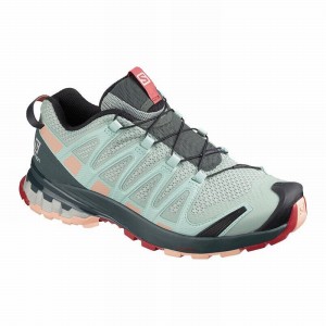 Salomon Xa Pro 3D V8 Hiking Shoes Light Turquoise Grey Women
