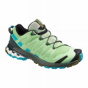 Salomon Xa Pro 3D V8 Trail Running Shoes Green Women