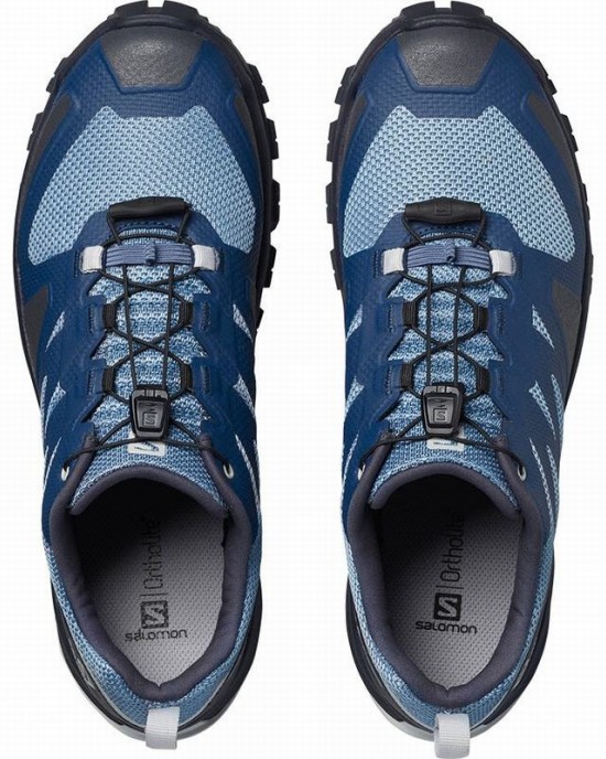 Salomon Xa Rogg Hiking Shoes Blue Men