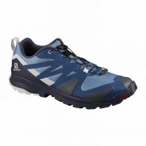 Salomon Xa Rogg Hiking Shoes Blue Men