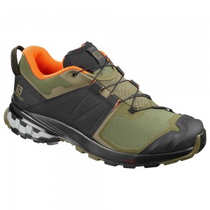 Salomon Xa Wild Trail Running Shoes Olive Men