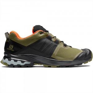 Salomon Xa Wild Trail Running Shoes Olive Men