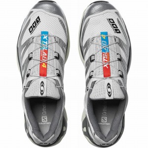 Salomon Xt-4 Advanced Trail Running Shoes Silver Metal/Grey Women