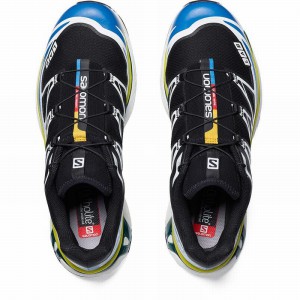 Salomon Xt-6 Trail Running Shoes Black/Blue Men