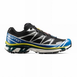 Salomon Xt-6 Trail Running Shoes Black/Blue Men