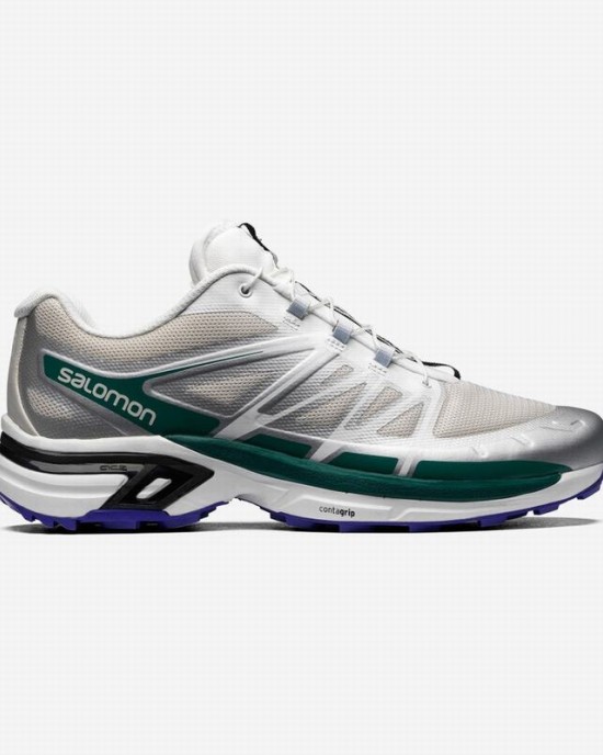 Salomon Xt-Wings 2 Trail Running Shoes Grey/White Men